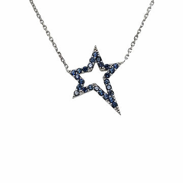 ASYMMETRICAL SMALL STAR DESIGN NECKLACE
